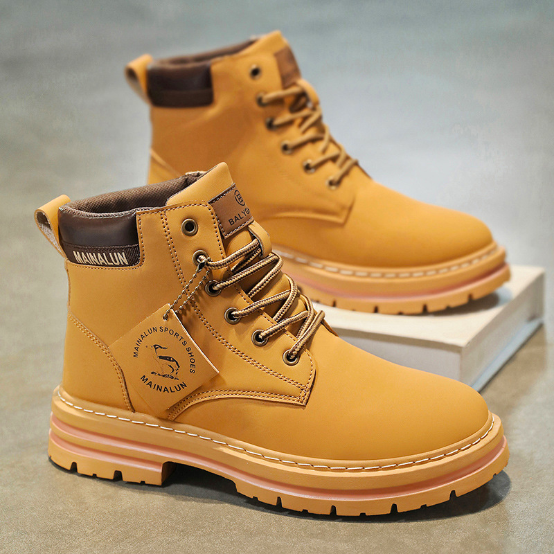 Canvas Sneaker High - Klasik Erkek Yüksek Bilekli Botlar Yüksek