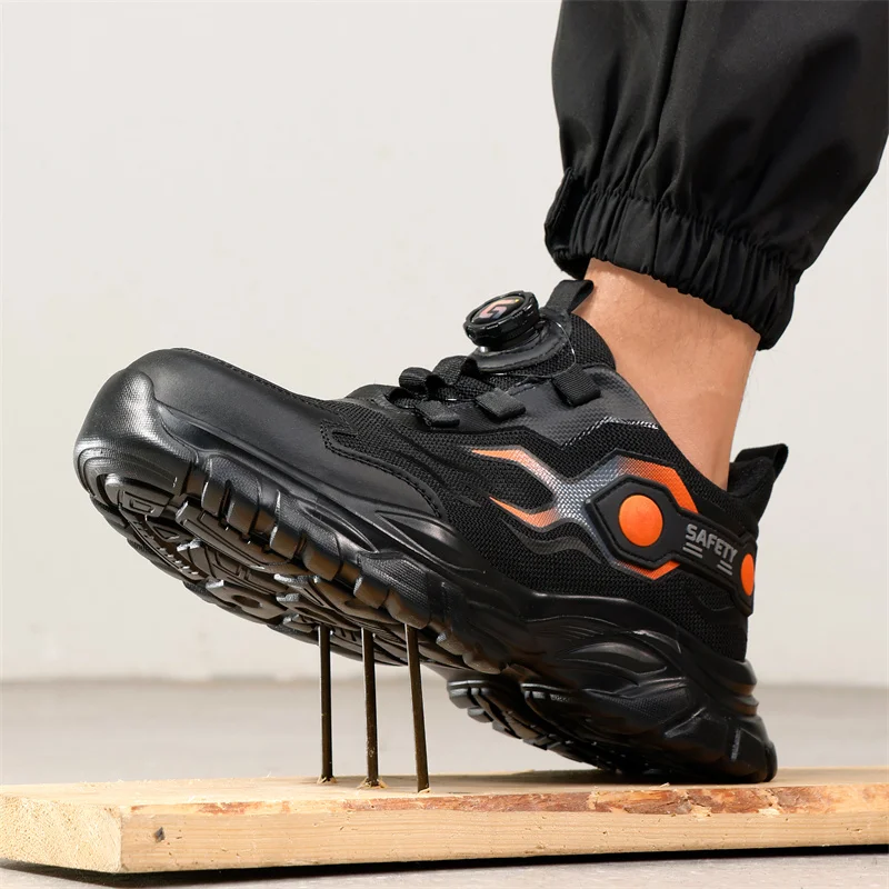 Work Boot Steel Toe - Erkekler çelik burunlu iş ayakkabısı moda