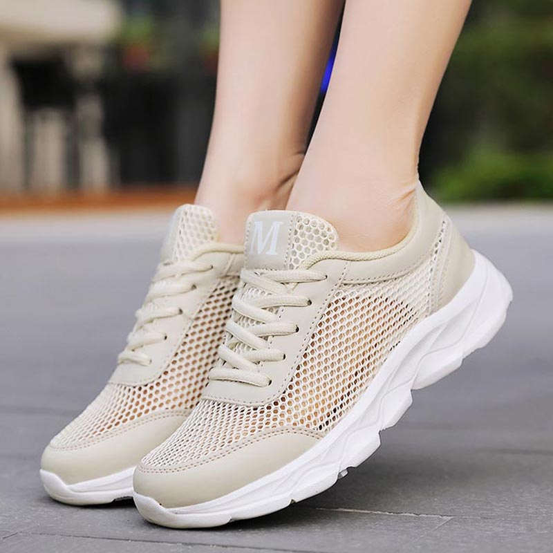 Men Shoes Online Shopping - Yaz Nefes Spor Ayakkabı Kadın Örgü