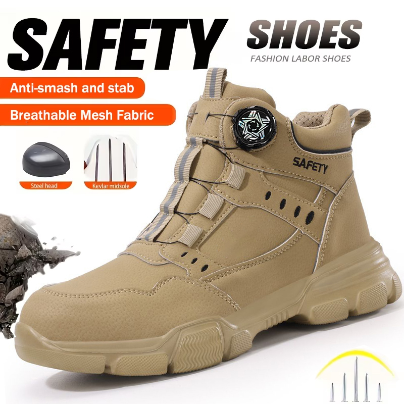 Work Boot Steel Toe - Yıkılmaz Madencilik Botları Erkek Botları Çelik
