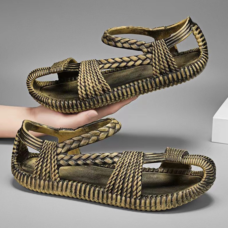 Men Shoes On Cloud - Retro roma sandalet spor sandalet erkekler