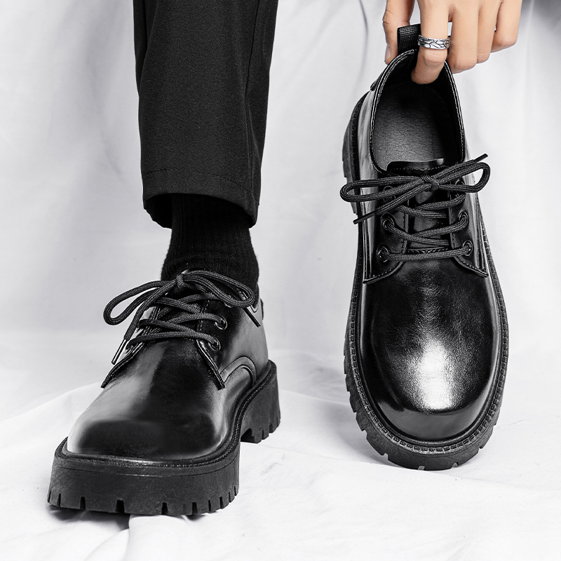 Men Shoes For Office Work - Erkek Deri Günlük Ayakkabılar Rahat Bağcıklı