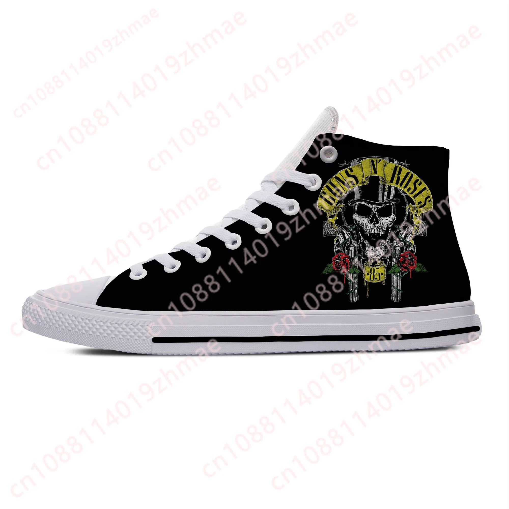 Canvas Sneaker High - Sıcak 3D Guns N' Roses Heavy
