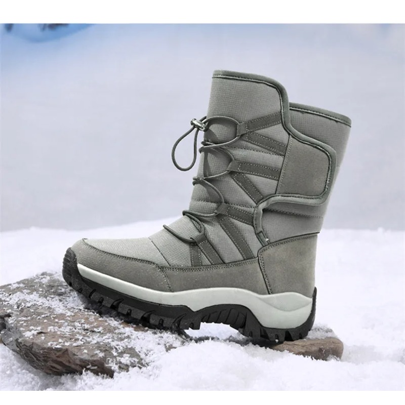Hiking Boot Waterproof - Erkek Sıcak Peluş Çift Kar Botları