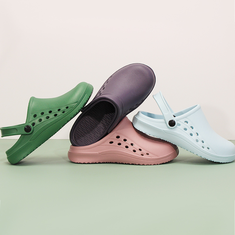 Men Shoes For Office Work - Step-in Düz Renk Tıbbi Hemşirelik Takunyaları