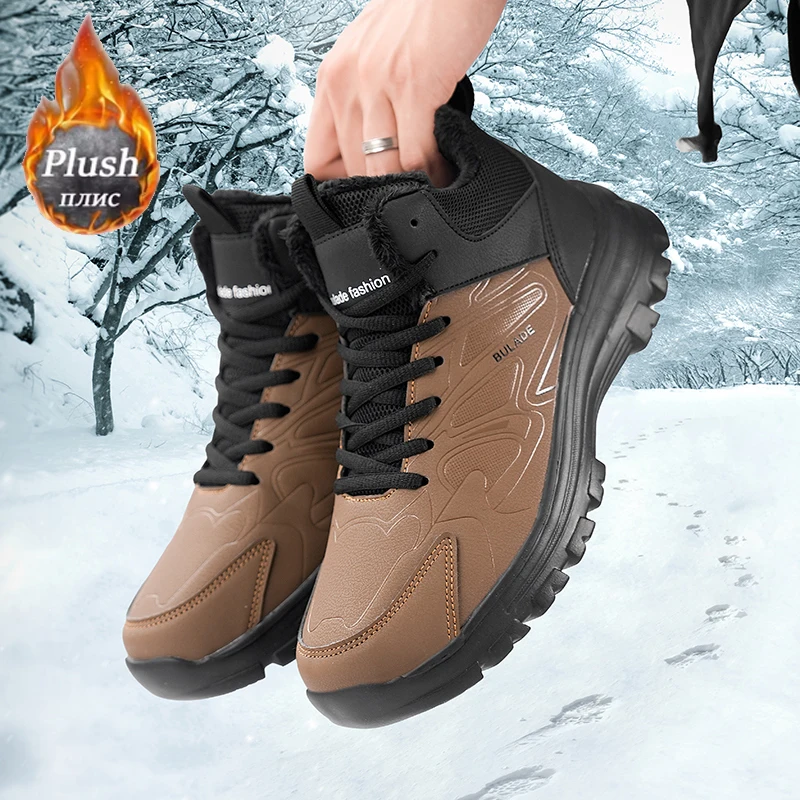 Hiking Boot Waterproof - ELUVA Erkek Kar Botları Su Geçirmez