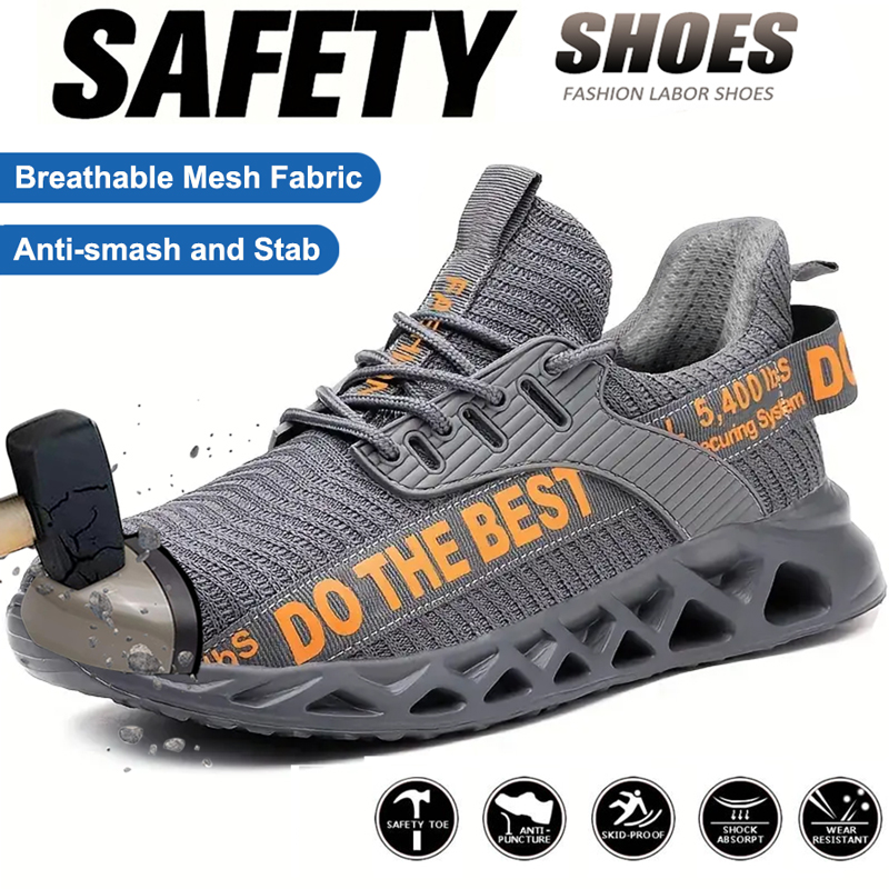 Work Boot Steel Toe - Erkekler için Çelik Burunlu Güvenlik Ayakkabıları