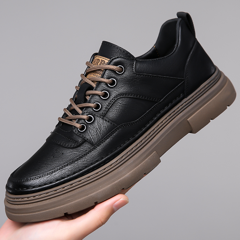 Men Shoes For Office Work - Erkek kalın tabanlı spor ayakkabı Klasik