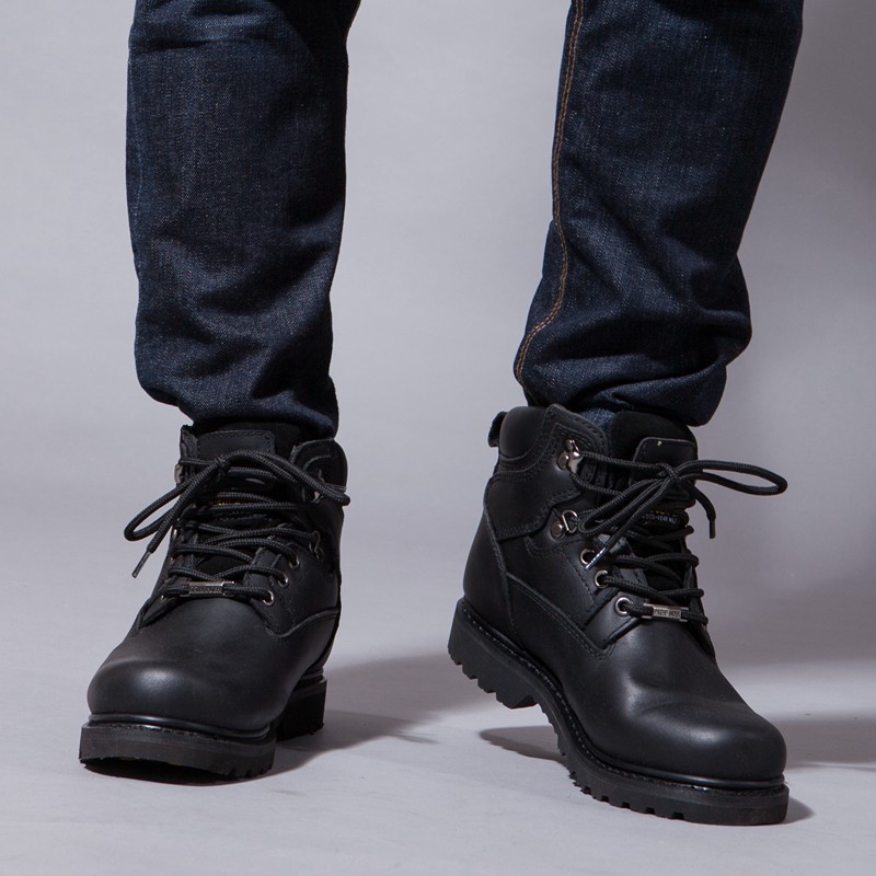 pf erkek Moda Hakiki Deri Moto - Work Boot Steel Toe incelemesi ve fiyatı