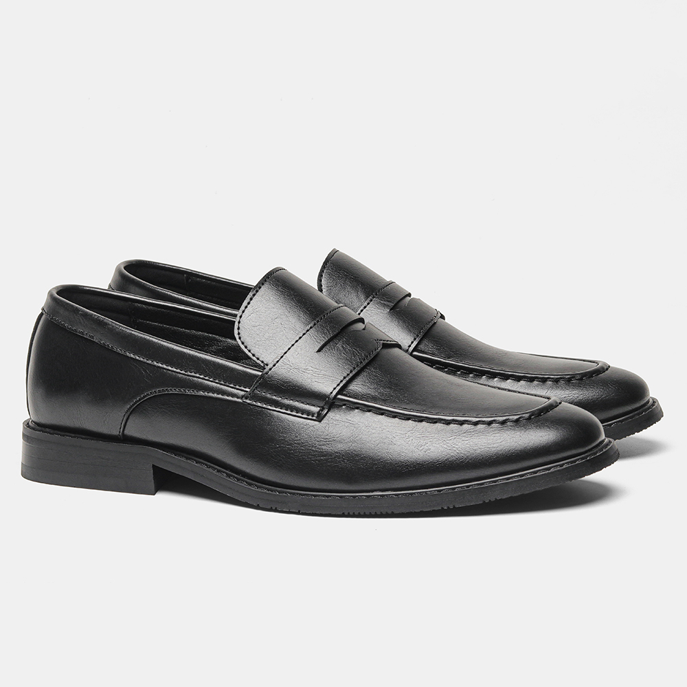 Erkek Siyah Penny Loafer'lar K - Men Shoes For Office Work incelemesi ve fiyatı