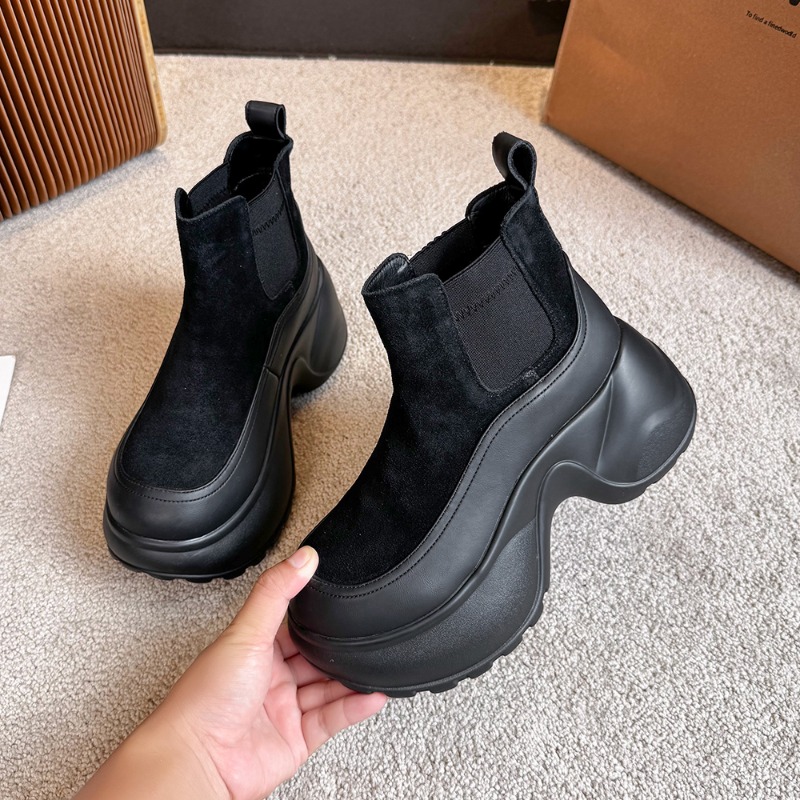 Kadınlar için yarım çizmeler D - Chelsea Boots Suede incelemesi ve fiyatı