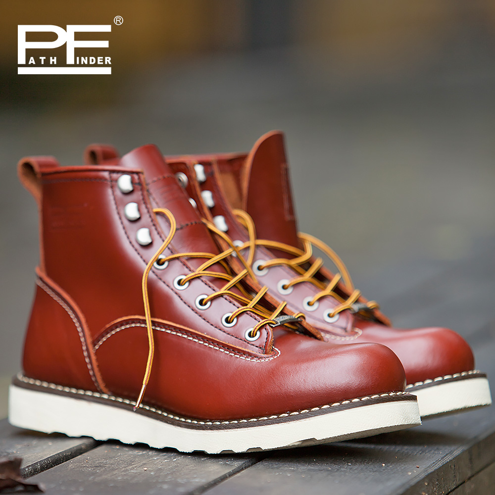 Erkek Modası Hakiki Deri Orta  - Work Boot Steel Toe incelemesi ve fiyatı