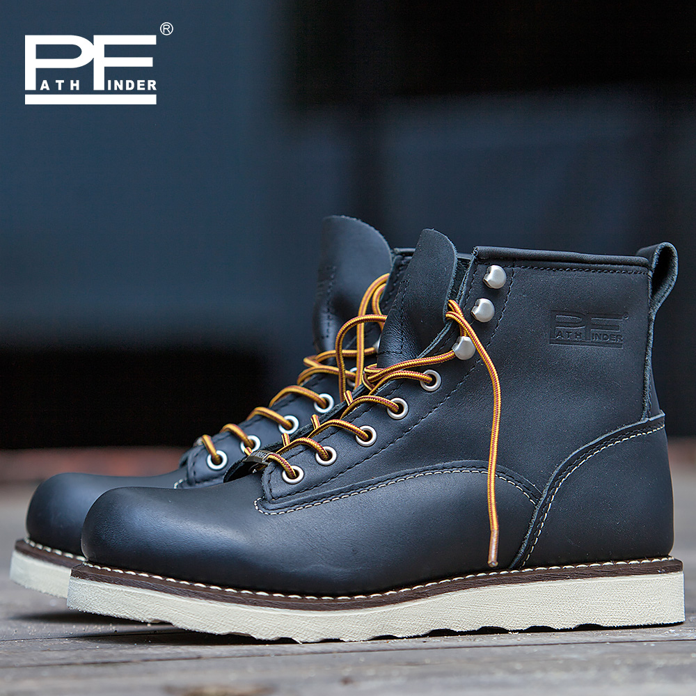 Erkek Modası Hakiki Deri Orta  - Work Boot Steel Toe incelemesi ve fiyatı