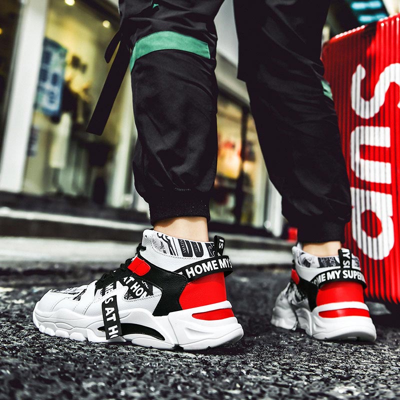 Büyük boy yüksek Top tıknaz er - Men Shoes Online Shopping incelemesi ve fiyatı