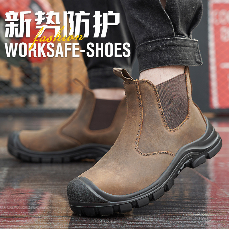 Büyük boy erkek moda çelik bur - Work Boot Steel Toe incelemesi ve fiyatı