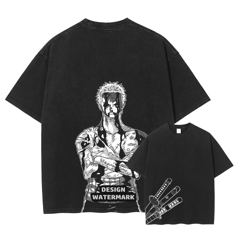 Roronoa Zoro T-shirt Anime O-O - Men'S Shoes Xl incelemesi ve fiyatı