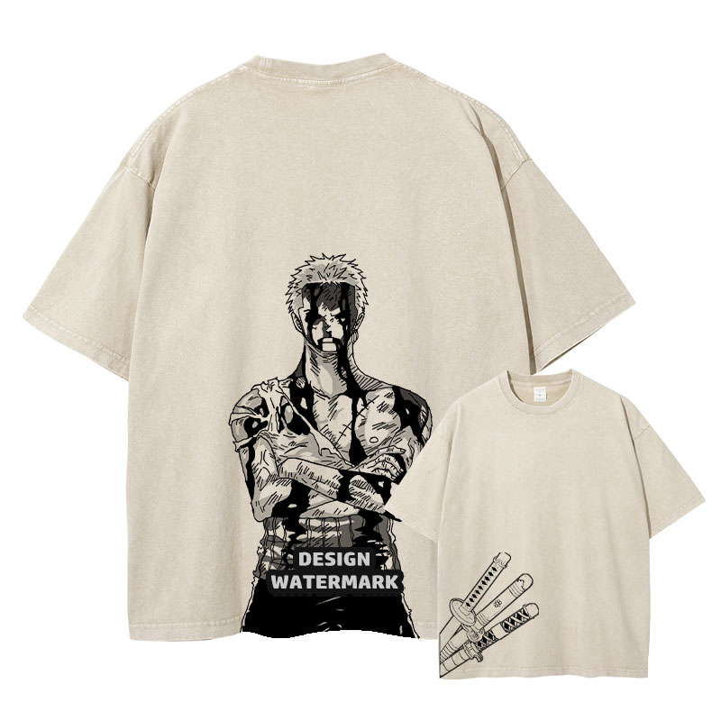 Roronoa Zoro T-shirt Anime O-O - Men'S Shoes Xl incelemesi ve fiyatı