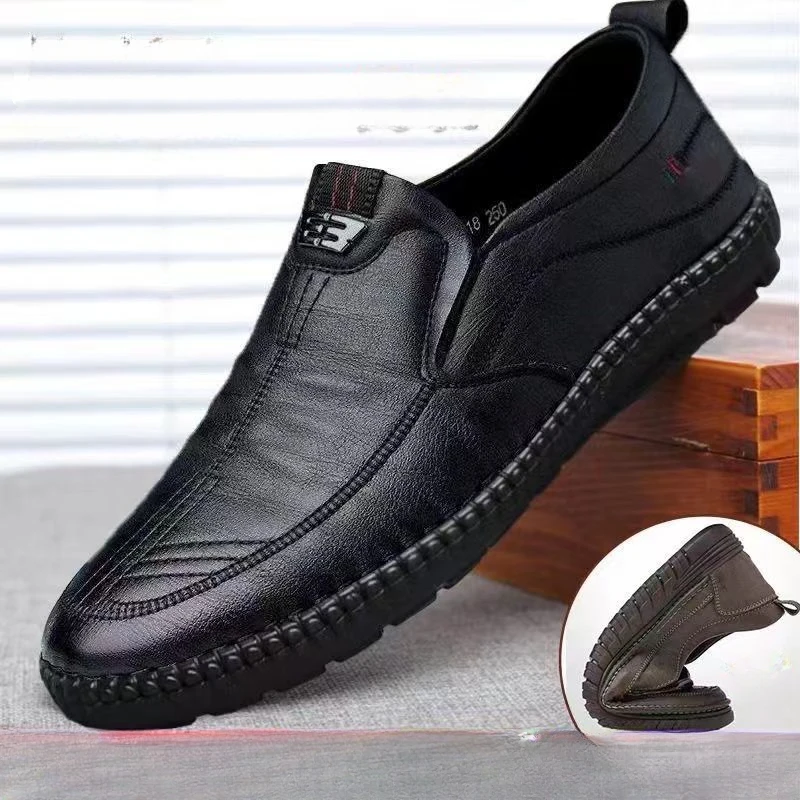 Erkek Deri Loafer'lar Kaymaz Y - Men Shoes For Office Work incelemesi ve fiyatı
