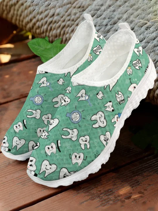 Beyaz Karikatür Diş Baskı Örgü - Men'S Shoes For Tennis incelemesi ve fiyatı
