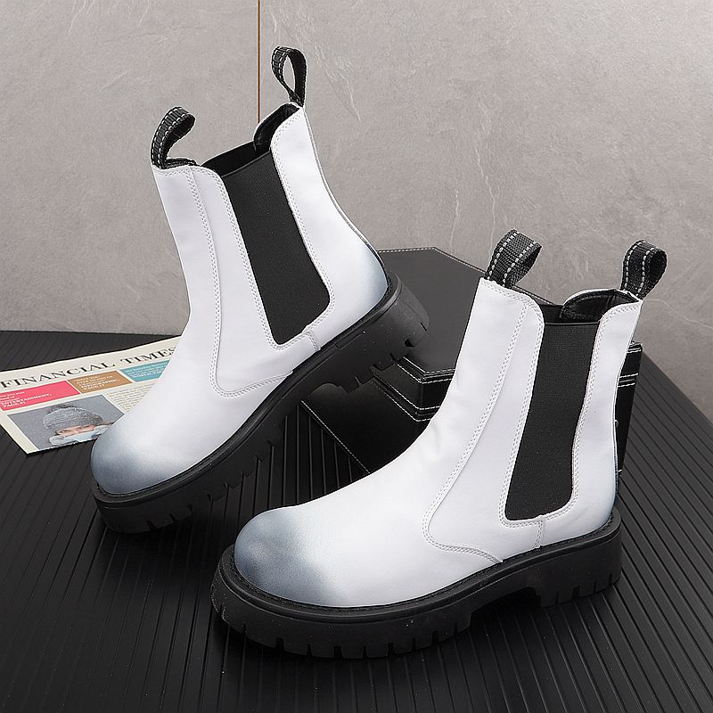 Erkek Lüks Moda Hakiki Deri Bo - Chelsea Boots Suede incelemesi ve fiyatı