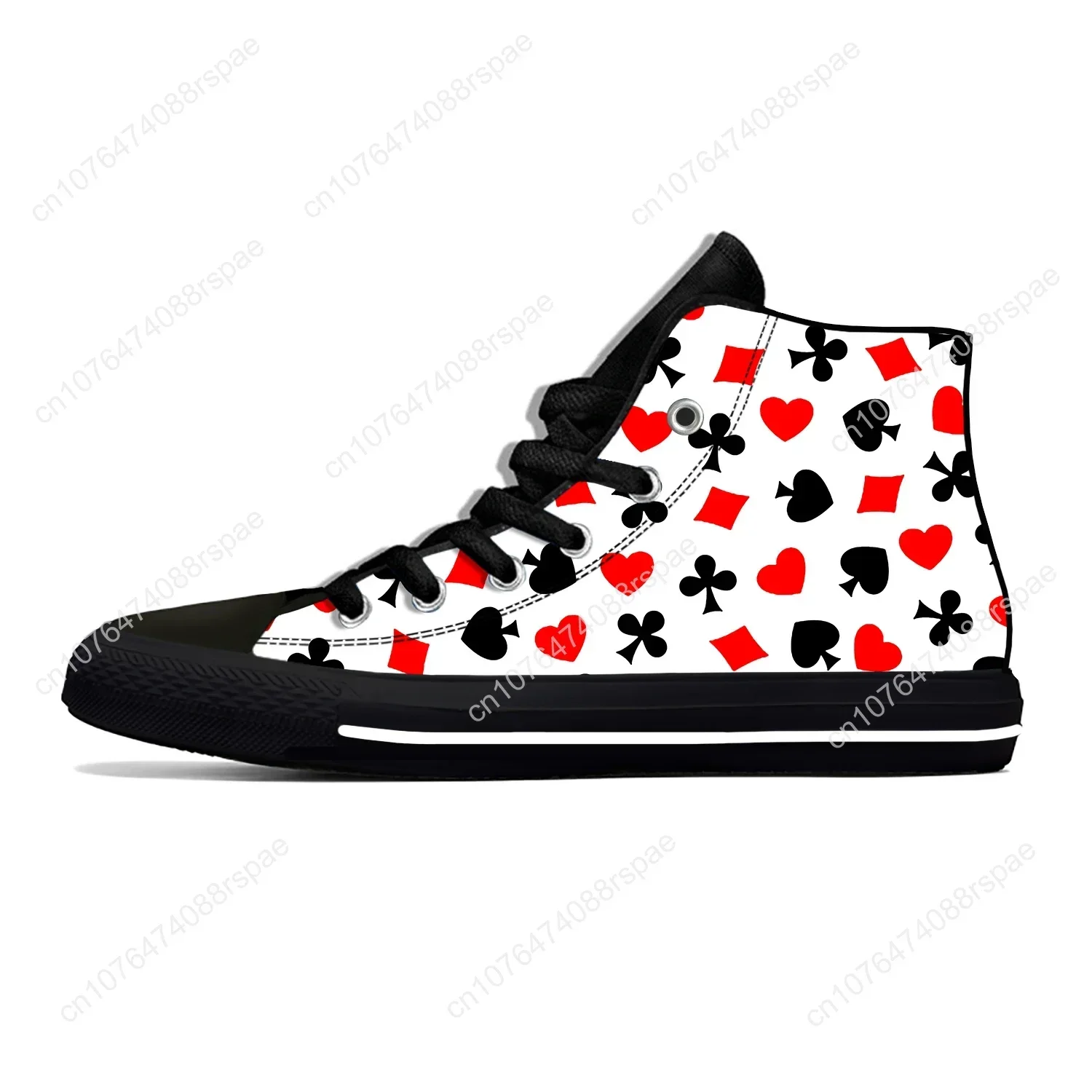 Yaz Oyun Kartı Sembolü Poker C - Canvas Sneaker High incelemesi ve fiyatı