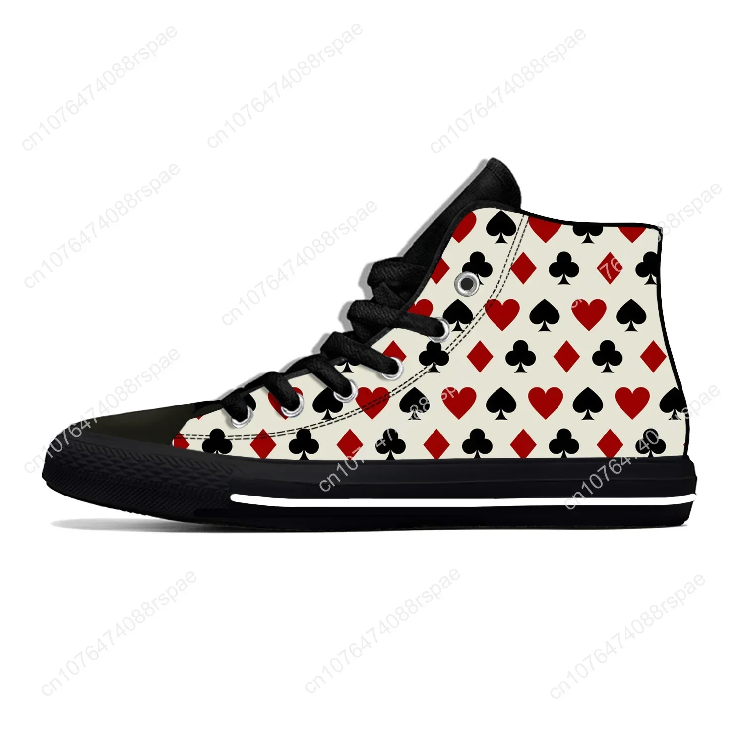 Yaz Oyun Kartı Sembolü Poker C - Canvas Sneaker High incelemesi ve fiyatı