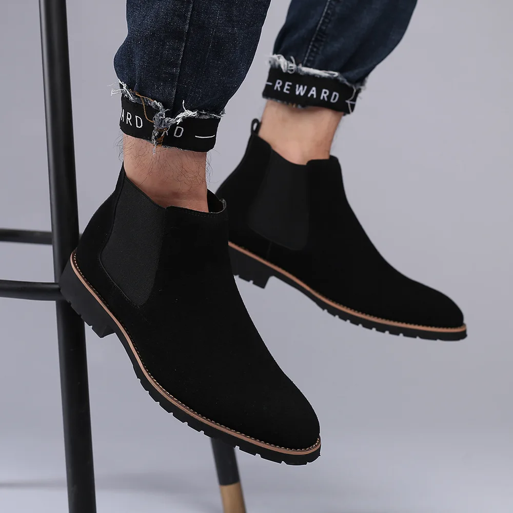 Erkek Bilek Botları İngiliz Ta - Chelsea Boots Suede incelemesi ve fiyatı