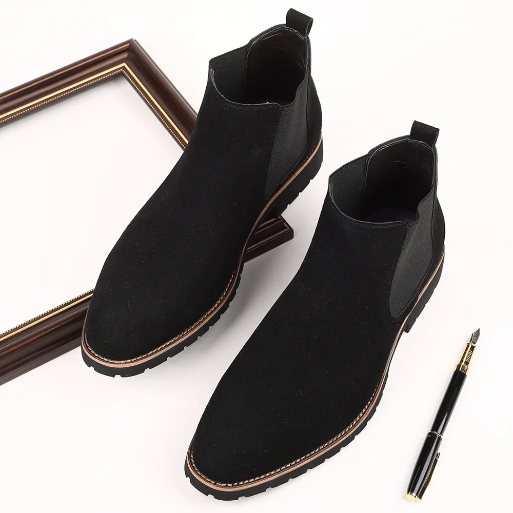 Erkek Bilek Botları İngiliz Ta - Chelsea Boots Suede incelemesi ve fiyatı