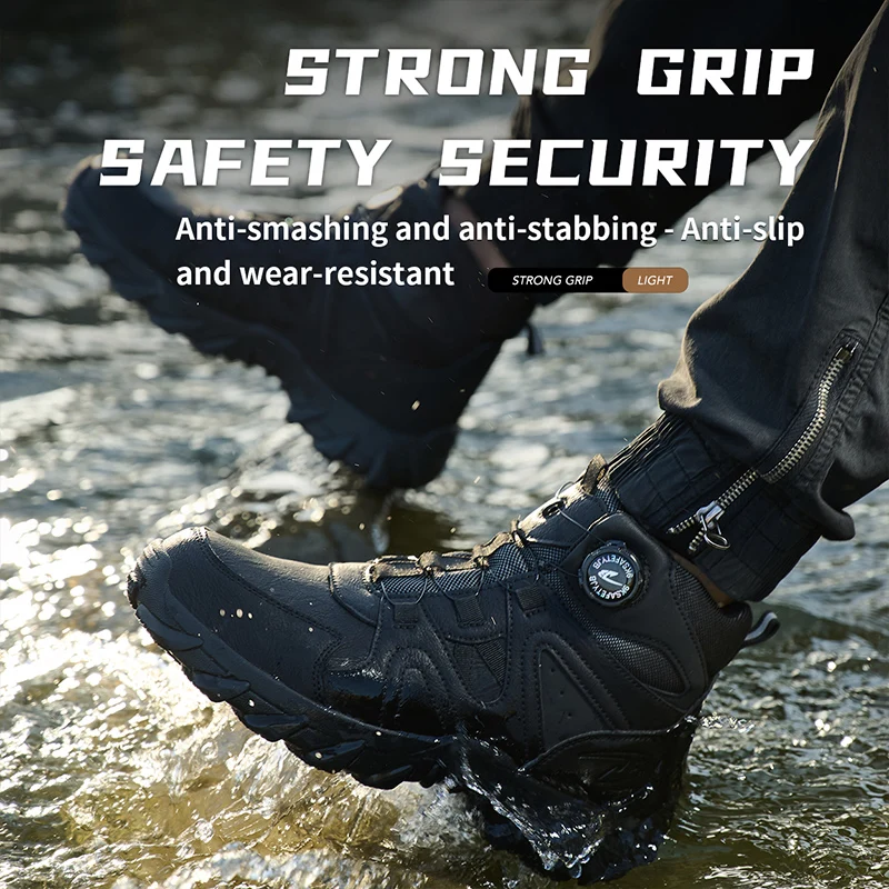 Yeni erkek güvenlik botları iş - Work Boot Steel Toe incelemesi ve fiyatı