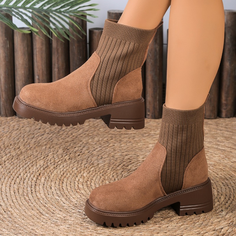 2025 Sonbahar Kış Moda Kadın C - Chelsea Boots Suede incelemesi ve fiyatı