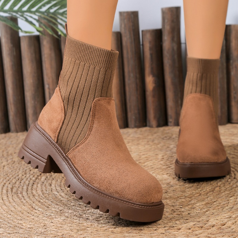 2025 Sonbahar Kış Moda Kadın C - Chelsea Boots Suede incelemesi ve fiyatı