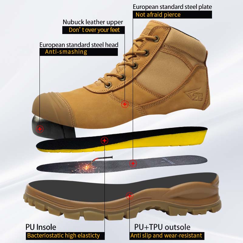 Hakiki Deri Erkek Botları Güve - Work Boot Steel Toe incelemesi ve fiyatı