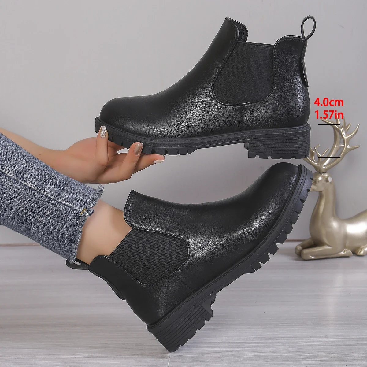 Kadın Rahat Chelsea yarım çizm - Chelsea Boots Suede incelemesi ve fiyatı
