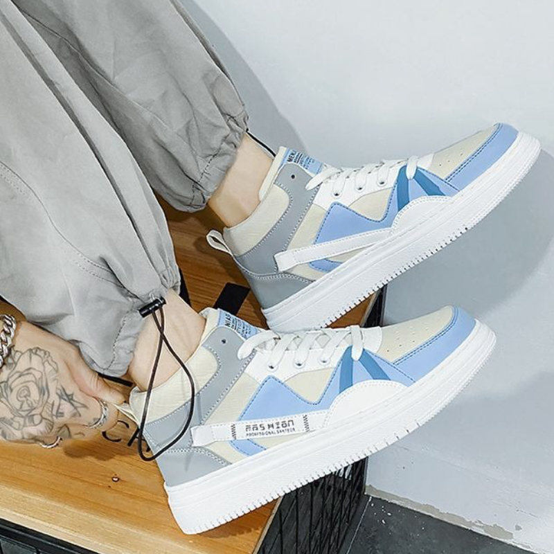 Erkek Kalın Tabanlı Beyaz Yüks - Canvas Sneaker High incelemesi ve fiyatı
