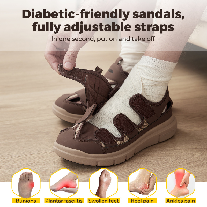 Yaz Erkek Sandalet Genişletilm - Men'S Shoes Plantar Fasciitis incelemesi ve fiyatı