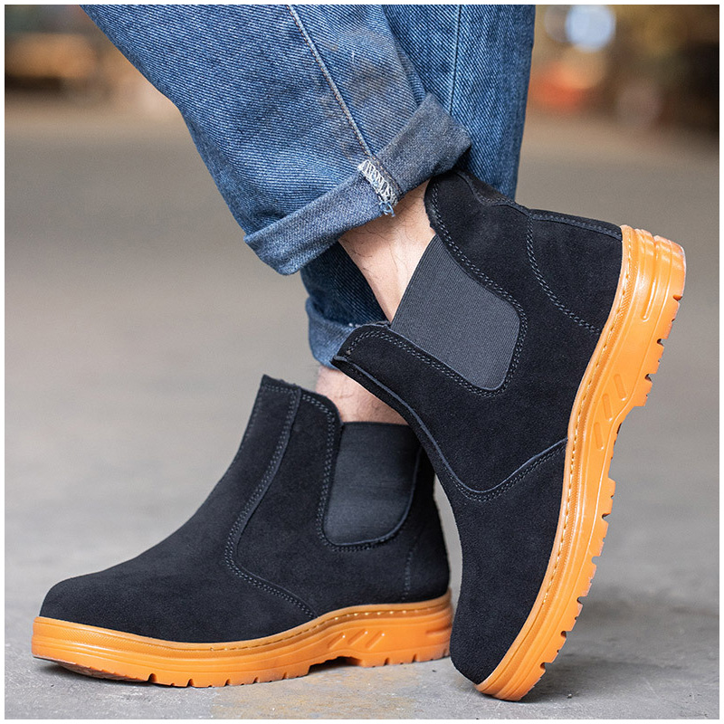 Erkek eğlence çelik burunlu iş - Chelsea Boots Suede incelemesi ve fiyatı