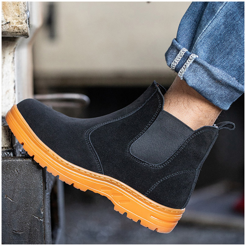 Erkek eğlence çelik burunlu iş - Chelsea Boots Suede incelemesi ve fiyatı