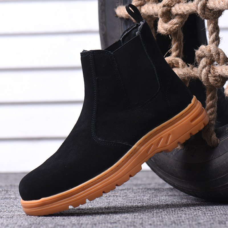 Erkek eğlence çelik burunlu iş - Chelsea Boots Suede incelemesi ve fiyatı